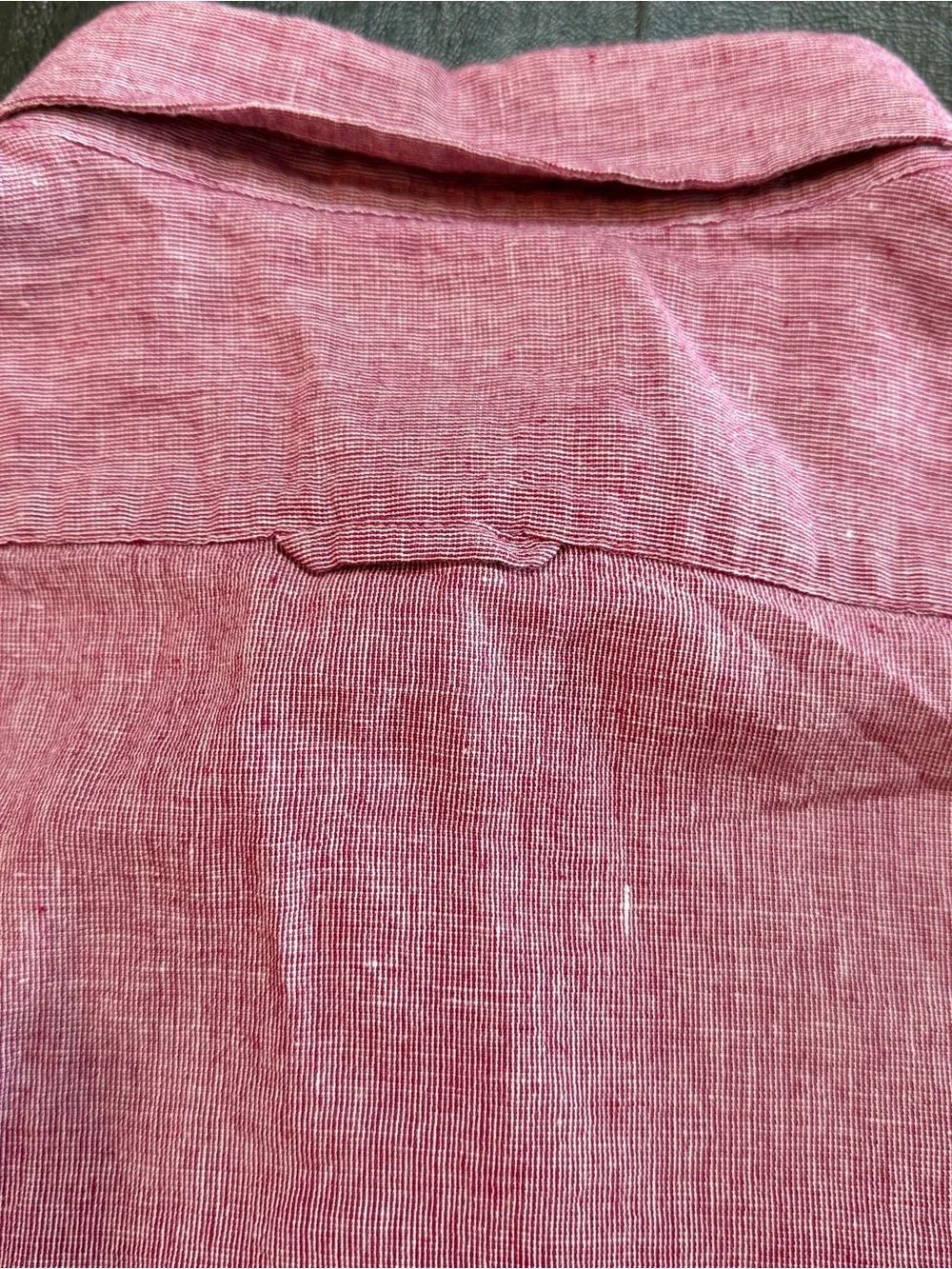 Banana Republic Men's Slim Fit Linen Cotton Blend Shirt - Large